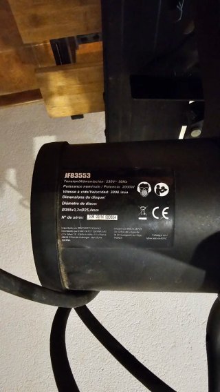 Tronzadora de metal 2000W