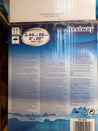 Piscina Bestway Fast Set 2.44m x 66cm
