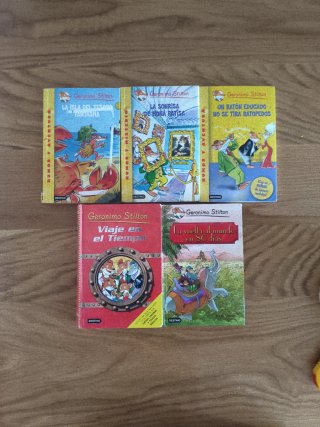 Lote de libros Gerónimo Stilton. 8 € TODOS