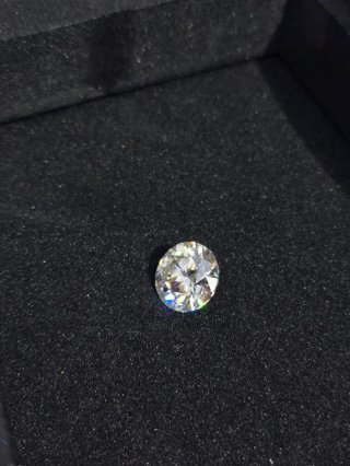 Moissanita 2kt preciosa joyería y anillo compromis