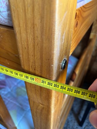 Literas de madera de pino