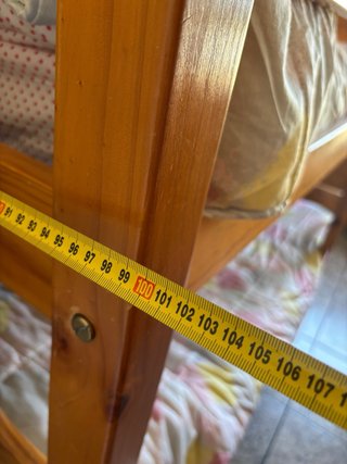 Literas de madera de pino
