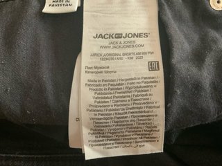 Jack & Jones Shorts Negros Efecto Desgastado XXL