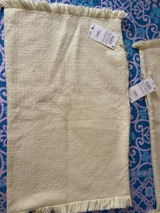 Funda Cojín Zara Home Marrón y Azul