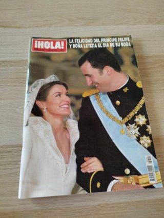 Revista Hola boda Reyes