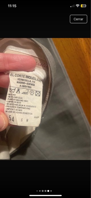 Pantalón Emidio Tucci Gris Hombre