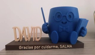 Regalo personalizado David con figura