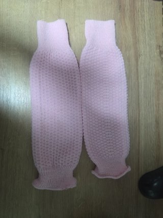 Escalfadores ballet rosas