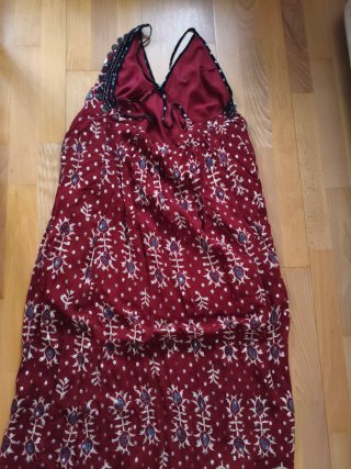 Vestido Zara Boho Estampado Talla M