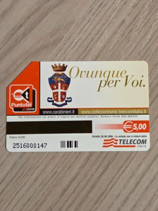 Set 5 Schede Telefoniche Rare a Tiratura Limitata