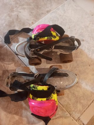 Patines 4 ruedas niña con protectores