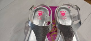 Sandalias Pablosky Plataforma Plata