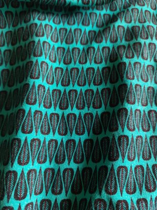 Vestido Kaotik verde agua estampado Talla 8