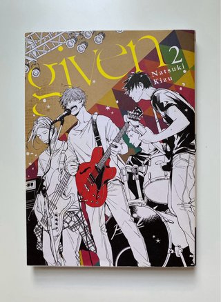 MANGA GIVEN TOMO 1 Y 2