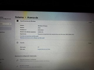 Ordenador HP Blanco