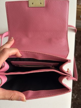 Bolso bandolera rosa