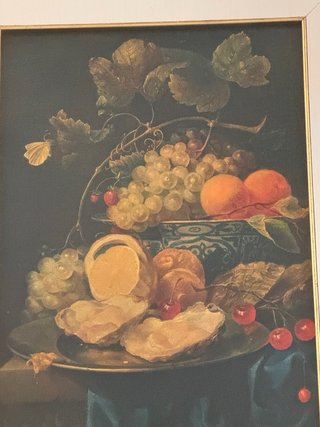 Quadro con cornice dorata