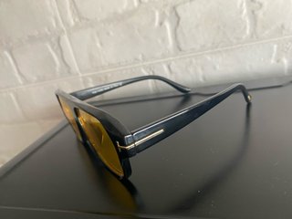 Gafas de sol Tom Ford Aviador Negras Lente Amarill