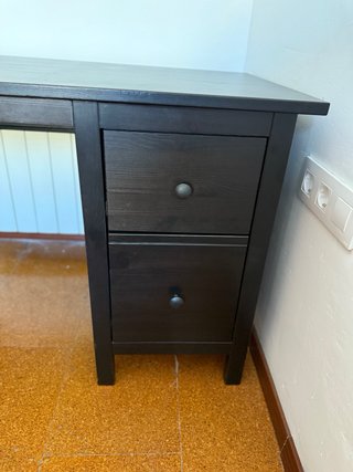 Mesa Escritorio Hemnes Negro Ikea
