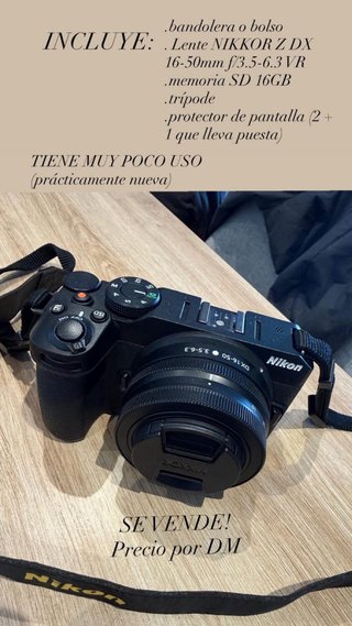 Cámara Nikon Z30 - Poco Uso