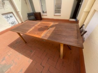 Mesa de terraza de acacia