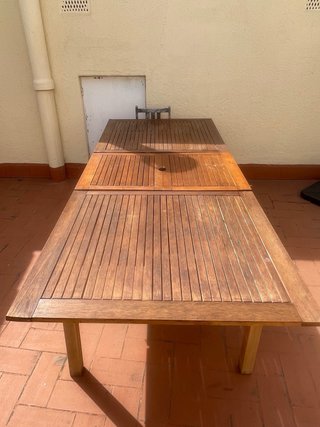 Mesa de terraza de acacia