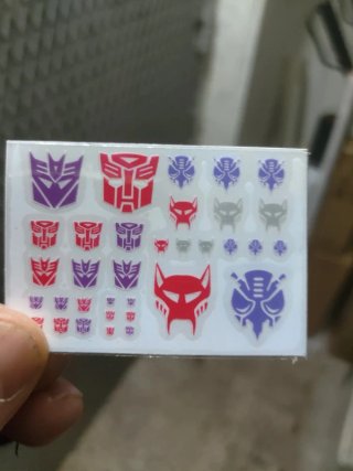 Adesivi Transformers