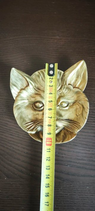 Cenicero Latón Vintage Gato