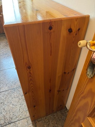 Cajonera de pino macizo