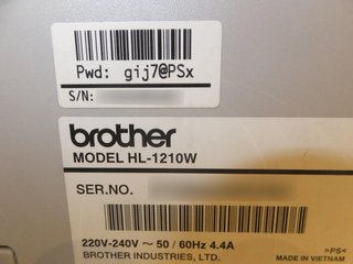 Impressora a Laser Brother HL-1210W (USB + WiFi)