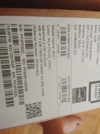 Chromebook Lenovo 14 Pantalla