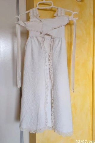 Vestido de ceremonia blanco