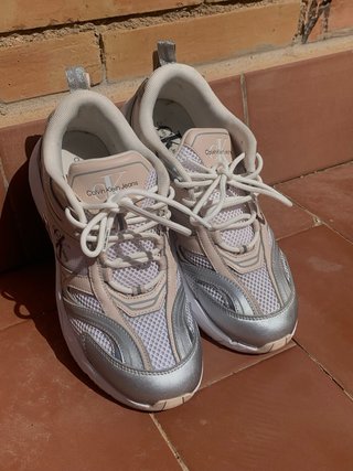 Zapatillas Calvin Klein Jeans Retro Pink/Silver