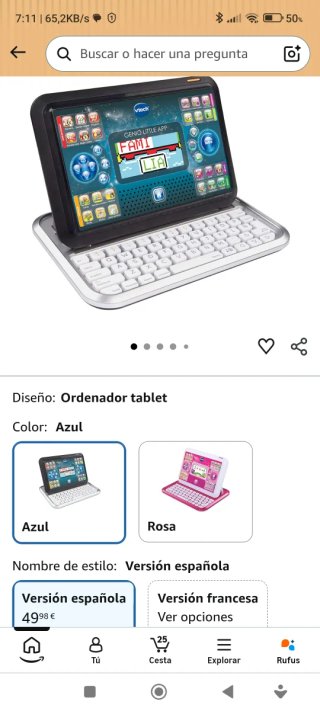 Tablet Infantil VTech Multicolor