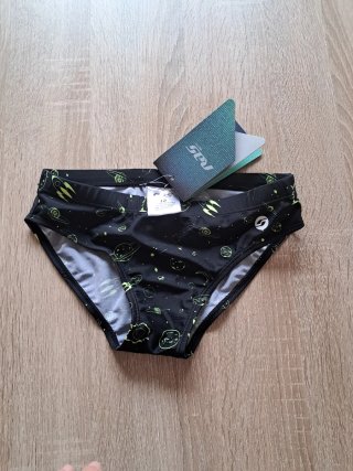 Bañador niño SPY negro estampado