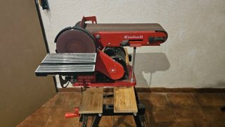Lijadora de banda y disco Einhell