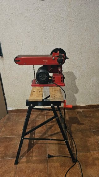 Lijadora de banda y disco Einhell