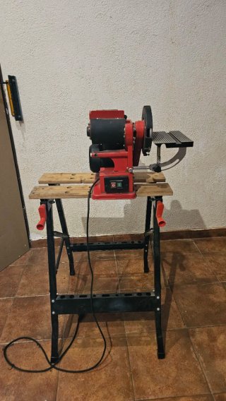 Lijadora de banda y disco Einhell