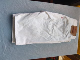 Pantalón corto hombre verano blanco