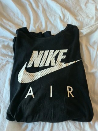 Camiseta Nike original algodón 100x100 Air XL Negr