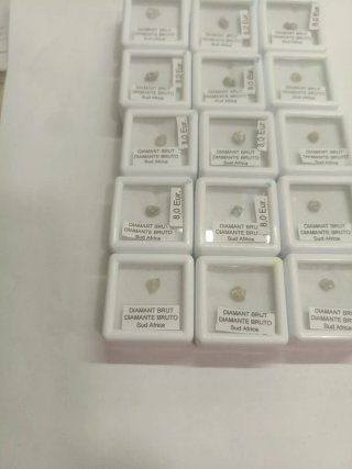 Diamantes Brutos Sudáfrica 8.0 Eur