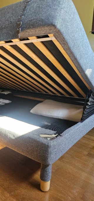 Sofá Cama Flottebo Gris Ikea