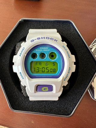Reloj Casio G-Shock DW-6900CS-7 Módulo 3230 blanco