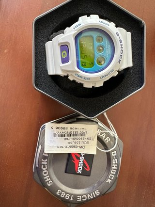 Reloj Casio G-Shock DW-6900CS-7 Módulo 3230 blanco