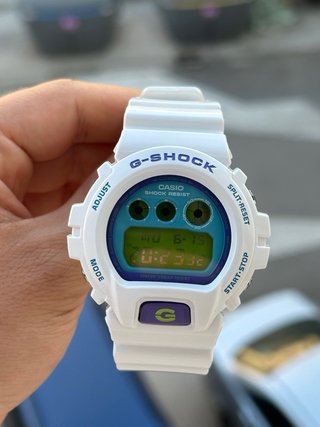 Reloj Casio G-Shock DW-6900CS-7 Módulo 3230 blanco