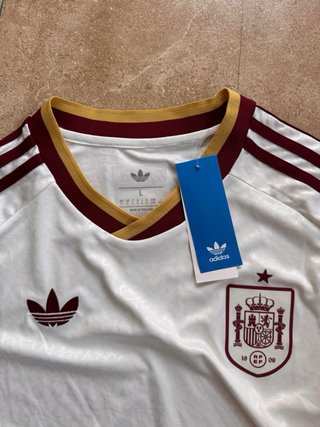 Camiseta Adidas España Blanco Talla xl