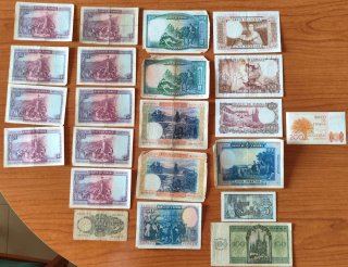Billetes antiguos españoles
