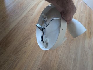 Lámpara IKEA NYMÅNE 3 focos blanca