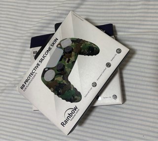 Pack 2 Fundas Silicona Camuflaje PS5 Rainbow