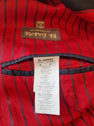 Gabardina El Ganso Mujer Talla 38 Azul